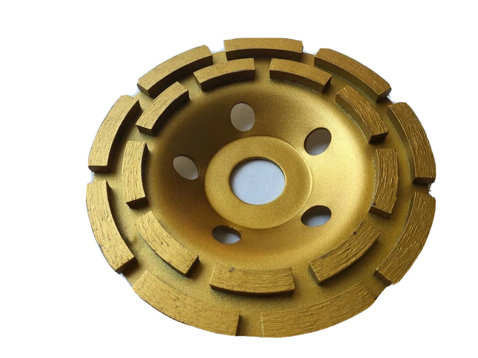 Bosch 5" PREM DOUBLE ROW 18 SEGMENT CUP WHEEL 7/8" ARBOR DCDR0501