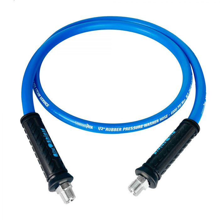 BluBird Blu Shield Tough Tek Rubber Pressure Washer Jumper Hose 1/2" X 6' (4000:16000 PSI) 2 Pack TTPW1206-NM-2pk