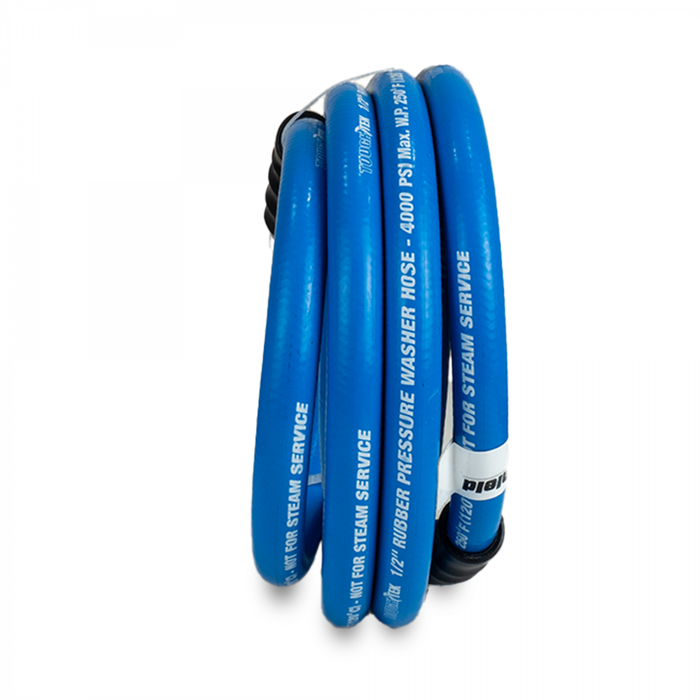 BluBird Blu Shield Tough Tek Rubber Pressure Washer Hose 1/2" X 15' (4000:16000 PSI) 2 Pack TTPW1215-NM-2pk