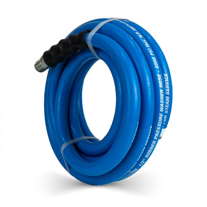 BluBird Blu Shield Tough Tek Rubber Pressure Washer Hose 1/2" X 15' (4000:16000 PSI) 2 Pack TTPW1215-NM-2pk