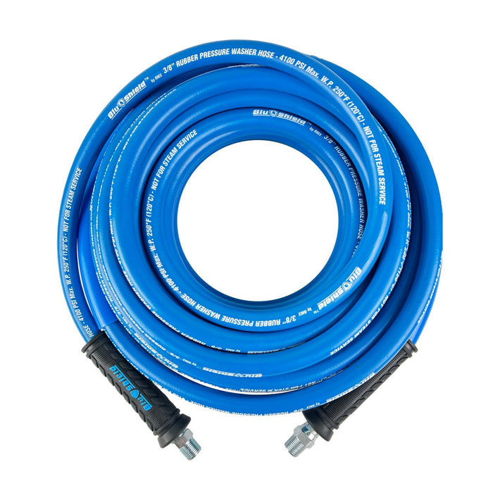 BluBird Tough Tek Rubber Pressure Washer Hose 3/8" x 50' - Blue TTPW3850-NM