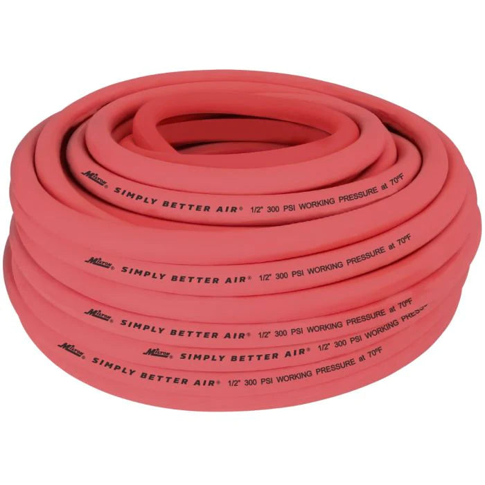 Milton ULR12100BK 1/2" Ultra Lightweight Rubber Hose, 100' Bulk Hose w/ No Ends