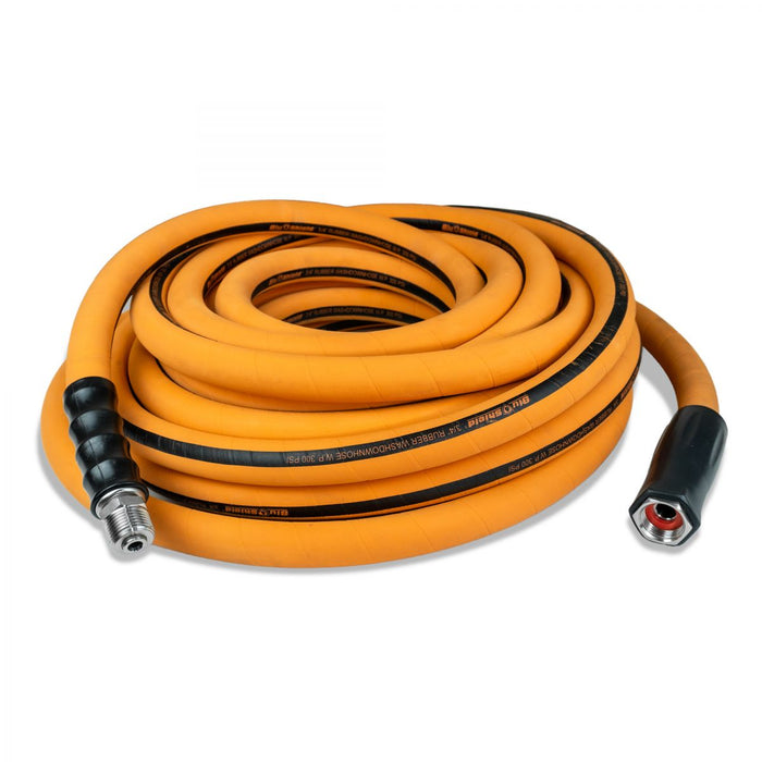 BluBird Rubber Wash Down Hose 3/4" X 50'- Orange WD3450