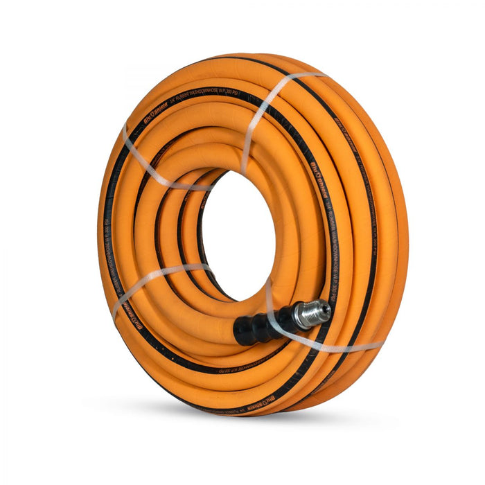 BluBird Rubber Wash Down Hose 3/4" X 50'- Orange WD3450