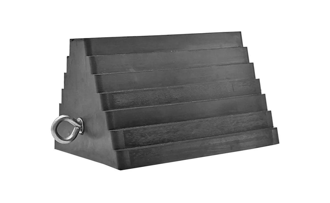 MT-RSR Double Sided Pyramid Wheel Chock with Eye Bolt BBRWC01