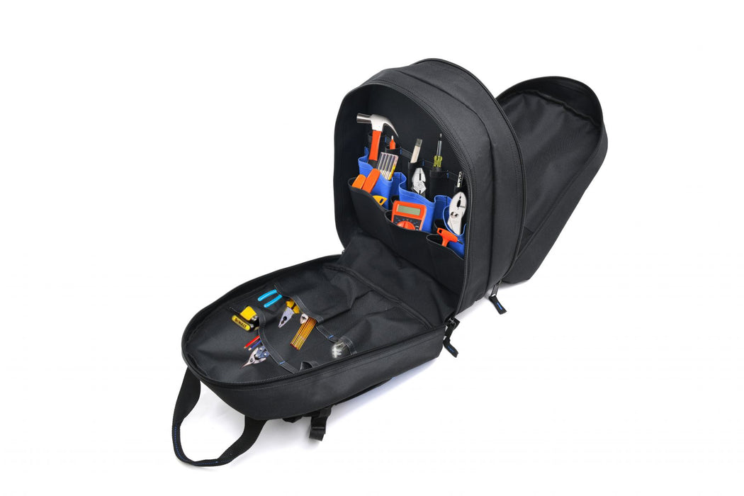 BluBird Work Gear - Carpenters Tool Backpack - 48 Pockets, Padded Back Support BBTB01
