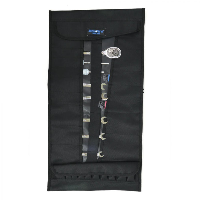 BluBird Work Gear - Multi Pocket Tool Roll Organizer with 32 pockets BBTB05