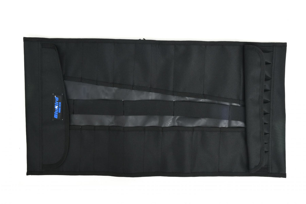BluBird Work Gear - Multi Pocket Tool Roll Organizer with 32 pockets BBTB05
