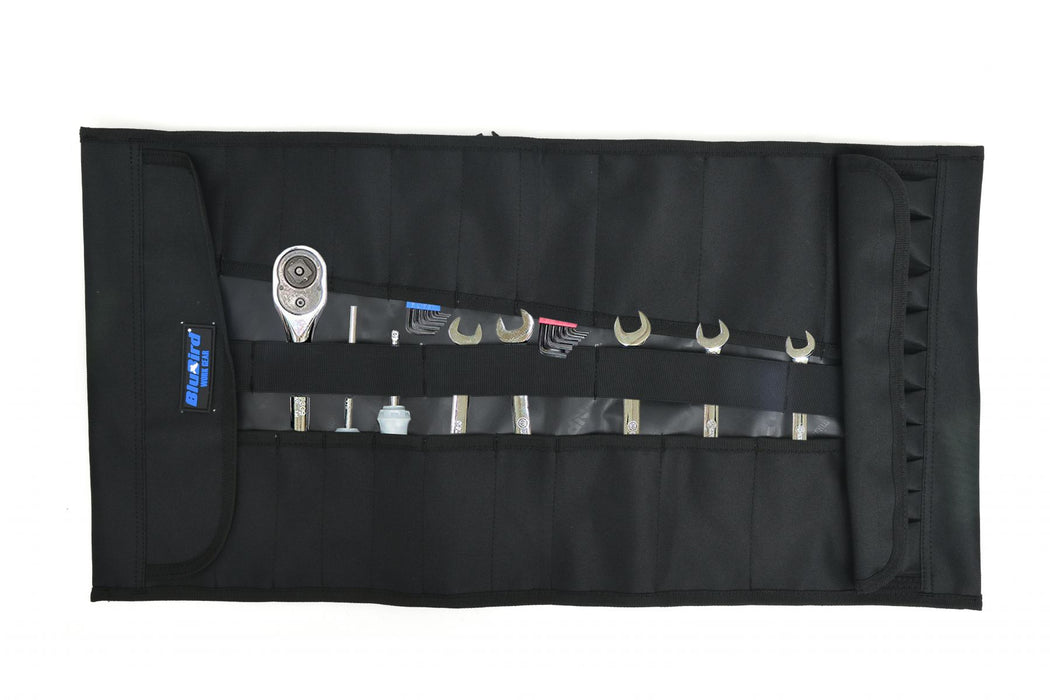 BluBird Work Gear - Multi Pocket Tool Roll Organizer with 32 pockets BBTB05