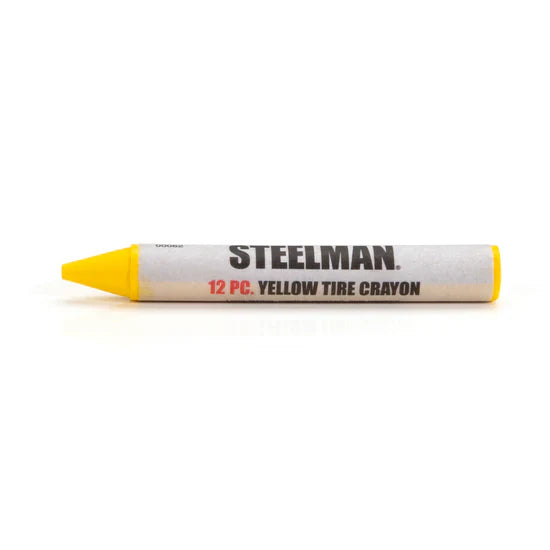 MT-RSR Steelman Yellow Tire Marking Crayons (Box of 12) STL-073Y