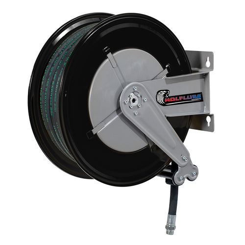 Wolflube Automatic Hose Reel for Grease - 3/8in - 100 ft Hose freeshipping - Empire Lube Equipment