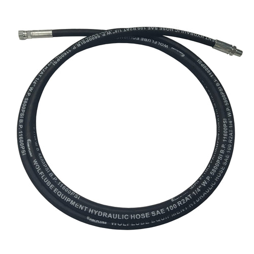 Wolflube Grease Hose - 1/4in - 50ft - NPTM-NPTF - 150802 freeshipping - Empire Lube Equipment