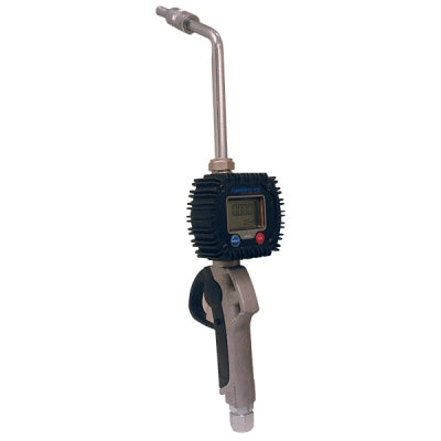 American Lube Equipment Digital Metered Control Handle for Oils with Rigid Extension & Automatic Non-Drip Tip TIM-600-RA