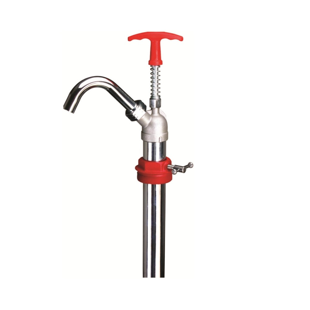 Wolflube Manual Oil Pump - Rotary - For 15 to 55 gal Drum - Free Flow