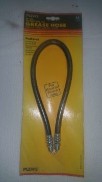 PLEWS 18" Grease Gun Hose Extension 15000 PSI Burst 10-219 freeshipping - Empire Lube Equipment