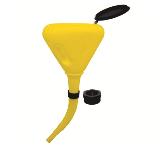 Wolflube Spill Proof Plastic Funnel - 0.78 gal (3Qt) - Bung Adapter freeshipping - Empire Lube Equipment