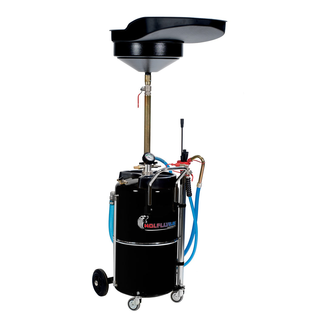 Wolflube Air-Operated Oil Suction-Drainer - 23 Gal Capacity freeshipping - Empire Lube Equipment