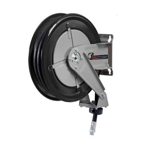 Wolflube Automatic Hose Reel for Oil- 1/2in - 80 ft Hose freeshipping - Empire Lube Equipment