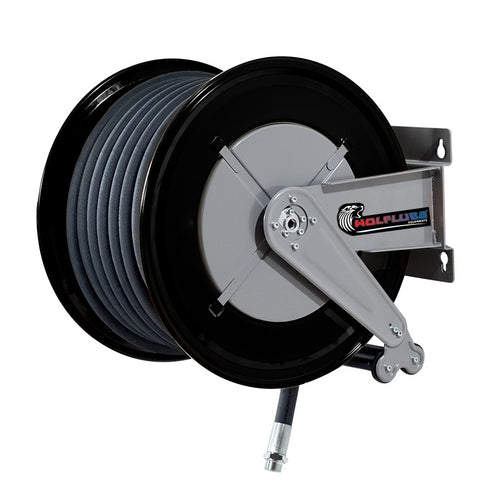 Wolflube Automatic Hose Reel for Oil- 3/4in - 80 ft Hose freeshipping - Empire Lube Equipment