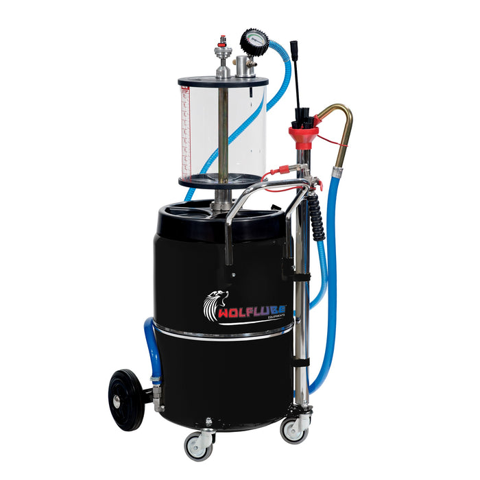 Wolflube Air-Operated Oil Aspirator with Pre-Chamber - 17 Gal freeshipping - Empire Lube Equipment