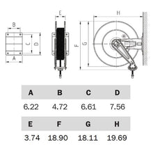 Load image into Gallery viewer, Wolflube Automatic Hose Reel for Oil - 3/8in - Up To 50ft freeshipping - Empire Lube Equipment