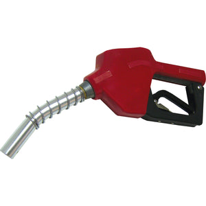 Wolflube Automatic Nozzle – 1/2in – for Fuel – Red freeshipping - Empire Lube Equipment