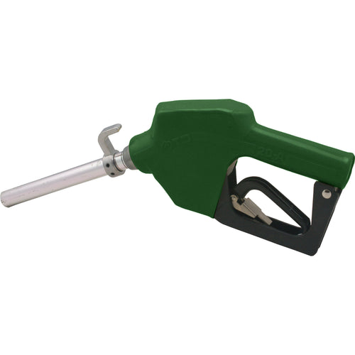 Wolflube Automatic Nozzle with Hook - 3/4in - for Fuel - Green freeshipping - Empire Lube Equipment