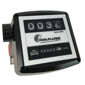 Wolflube 4 Digits Mechanical Meter – for Diesel freeshipping - Empire Lube Equipment