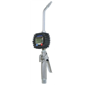 American Lube Equipment Digital Metered Control Handle for Oils or ATF with Rigid Extension & Manual Non-Drip Tip TIM-601-RM