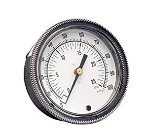 Alemite Mist Pressure Gauge - Accessories 1/4" NPT(m) back mount - 384889