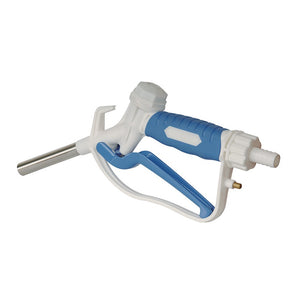 Wolflube Manual DEF Nozzle - White and Blue - In Acetal freeshipping - Empire Lube Equipment