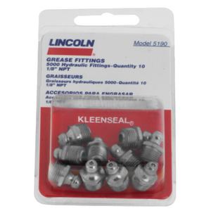 Lincoln Fittings, Lube Straight Package of 10-5000 - 5190