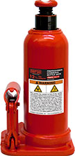 Norco 12 1/2 Ton Capacity Bottle Jack with Gauge Hole - 76412BG