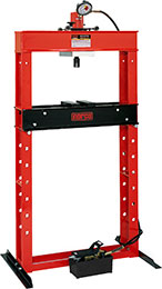 Norco 25 Ton Capacity Air / Hydraulic Pump Operated Shop Press - 78024A