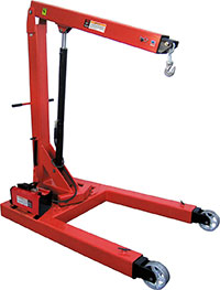 Norco 3 Ton Capacity Air / Hydraulic Floor Crane - 78600B - Empire Lube Equipment