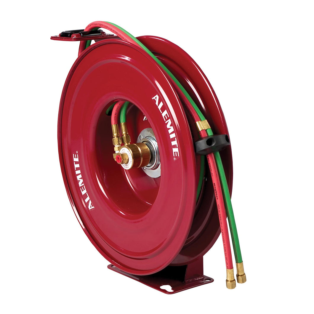 Alemite, 8071-A Oxygen/Acetylene Hose Reel with 339539-30 Hose freeshipping - Empire Lube Equipment