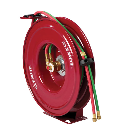 Alemite, 8071-B Oxygen/Acetylene Hose Reel with 339539-50 Hose freeshipping - Empire Lube Equipment