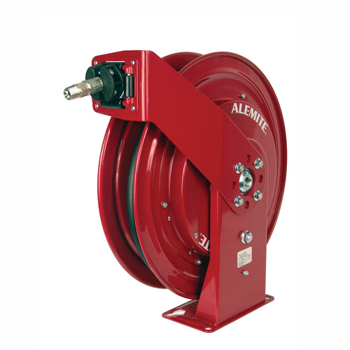 Alemite, 8078-B Maroon Heavy Duty Grease Hose Reel with 317874-50 Hose freeshipping - Empire Lube Equipment