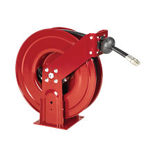 Alemite, 8081-A Narrow Double Post Grease Hose Reel with 317874-30 Hose freeshipping - Empire Lube Equipment