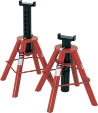 Norco 10 Ton Cap. Jack Stands - Pin Type-[Medium] - U.S.A. - 81209 - Empire Lube Equipment