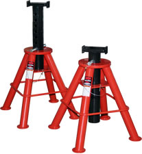 Norco 10 Ton Cap. Jack Stands - Pin Type-[High] - Imported - 81210i - Empire Lube Equipment