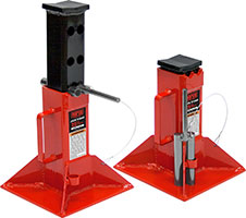 Norco 25 Ton Cap. Jack Stands - Pin Type - U.S.A. - 81225 - Empire Lube Equipment