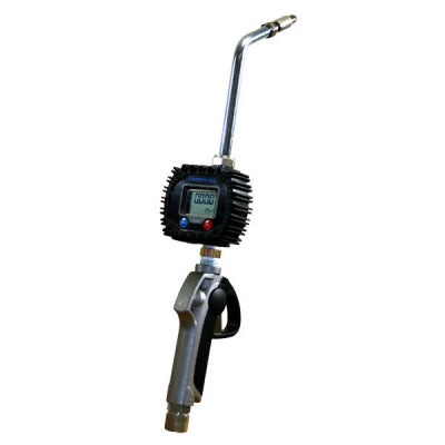 American Lube Equipment Digital Metered Control Handle for Oils with Rigid Extension & Manual Non-Drip Tip TIM-600-RM
