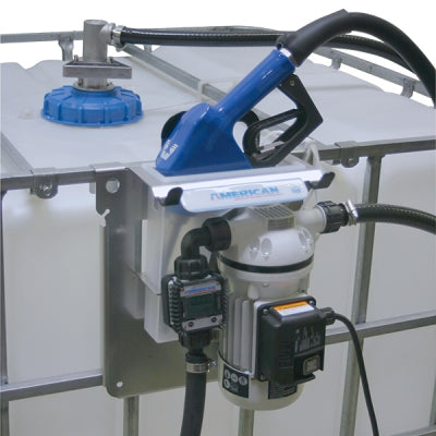 American lube Equipment IBC Tank (Tote) 120-Volt Electric Pumping System with Timer DEF3-TM49N