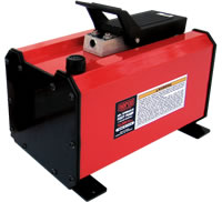 Norco 10,000 P.S.I. 2 Gallon Air / Hydraulic Foot Pump (Aluminum Reservoir) - 910140 - Empire Lube Equipment