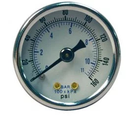 SVI INTERNATIONAL BH-7070A-11 1/8" NPT Pressure Gauge 0-160 PSI