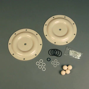 SVI INTERNATIONAL  BL-2100-041 Diaphragm Pump Repair Kit 1" and 1-1/2" - Hytrel Ref# 637119-C9-C