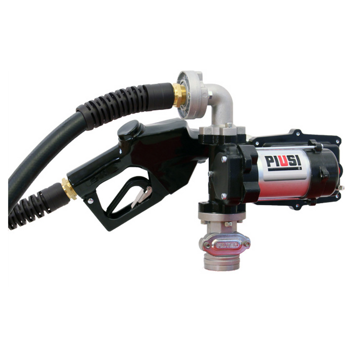 PIUSI EX75 12V 20GPM UL FUEL PUMP BASIC+ KIT (AUTO NOZZLE) 20FT HOSE F0037852A