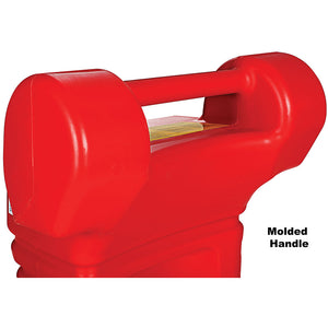 John Dow Industries15-Gallon Poly Portable Gas Caddy FC-15PFC -moldedhandle