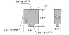 Load image into Gallery viewer, Freedom Hydraulics  Pilot Operated Check Valve, 3/8&quot; NPTF -FCVP38 - Empire Lube Equipment